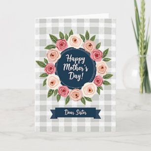 Carte Florale pour la Fête Spéciale des Sœurs
