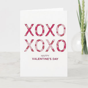 Carte florale Xoxo sincère