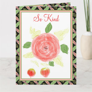 Carte Flore Artsy Avec Détail Motif