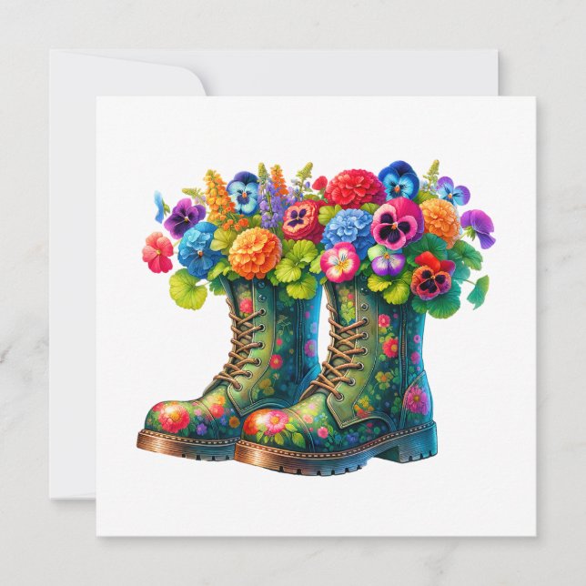 Carte Flore Flat Note et Art to Frame (Devant)