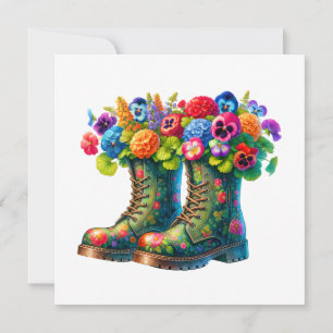 Carte Flore Flat Note et Art to Frame