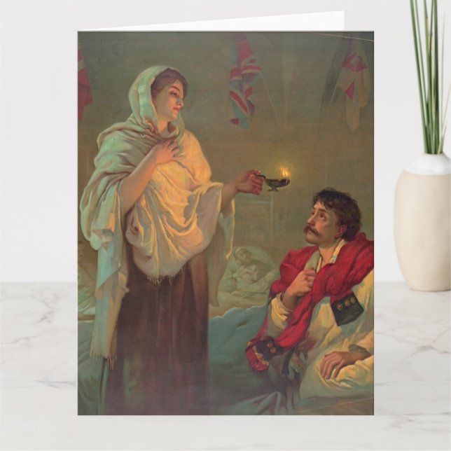 Carte Florence Nightingale 1891 (Devant)