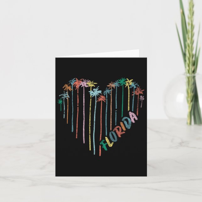 Carte Floride Fl Citrus State Summer Miami Vibes Beach V (Devant)
