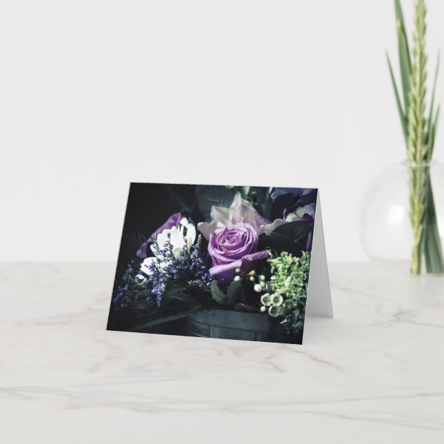 Carte Flower Basket Note Card (Devant)