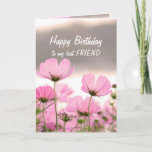Carte Flower Bouquet Friend Christian Birthday Card<br><div class="desc">Bouquet de fleurs vintages pour votre meilleur ami Anniversaire intérieur comprend Puisse-tu être douché de l'amour et de la joie de Dieu sur votre jour spécial et chaque jour</div>
