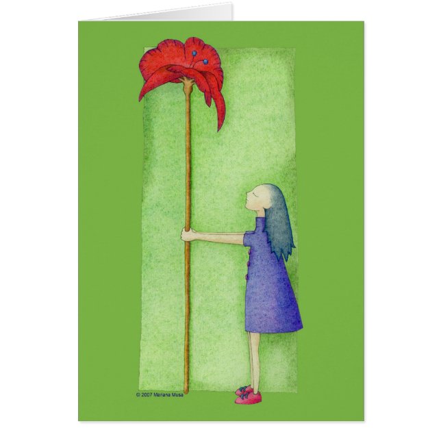 Carte Flower Girl (Devant)