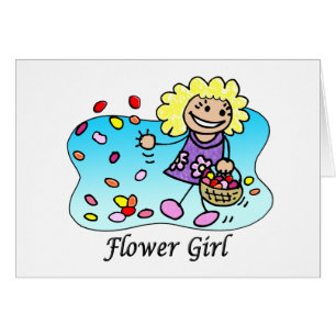 Carte Flower Girl