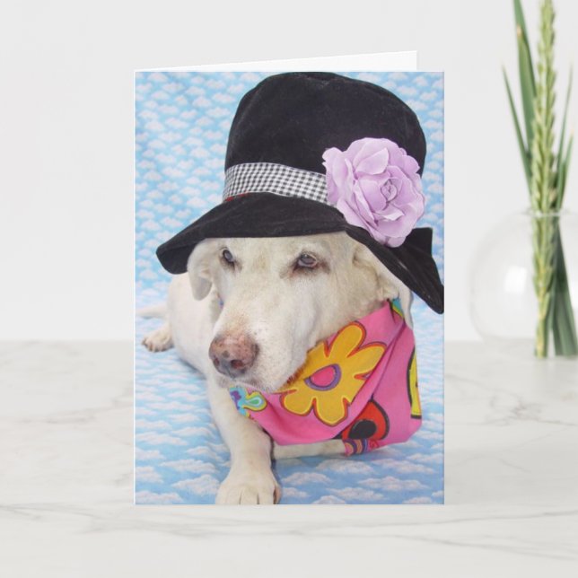 Carte Flower Power Myrtie Anniversaire (Devant)