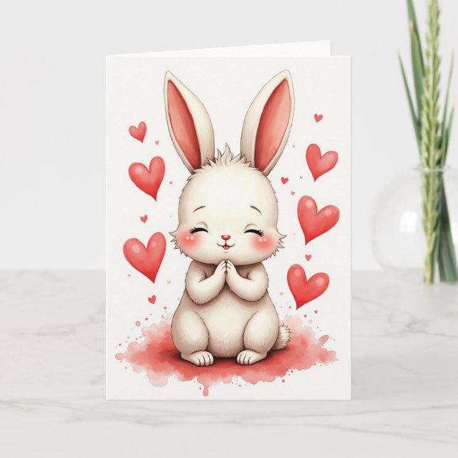 Carte Fluffy Friend Heartfelt Thanks Card (Devant)