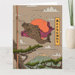 Carte Flux avec le Vent Koinobori