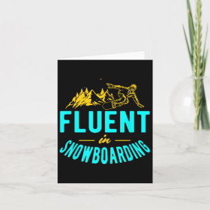 Carte Flux Dans Le Snowboard Sports D'Hiver Snowboard