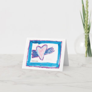 Carte Flying Heart - Kids Art for CHOC
