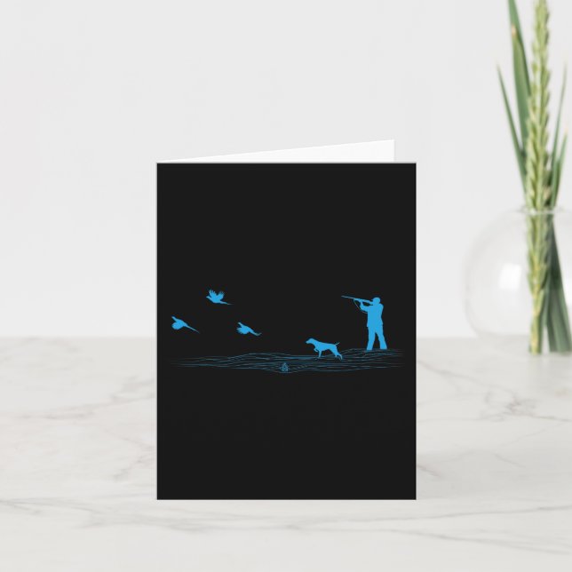 Carte Flying Pheasant Graphand Haut-Pays Chasseur d'oise (Devant)