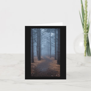 Carte Fog Forêt Pittoresque Arbres humides Nature 1