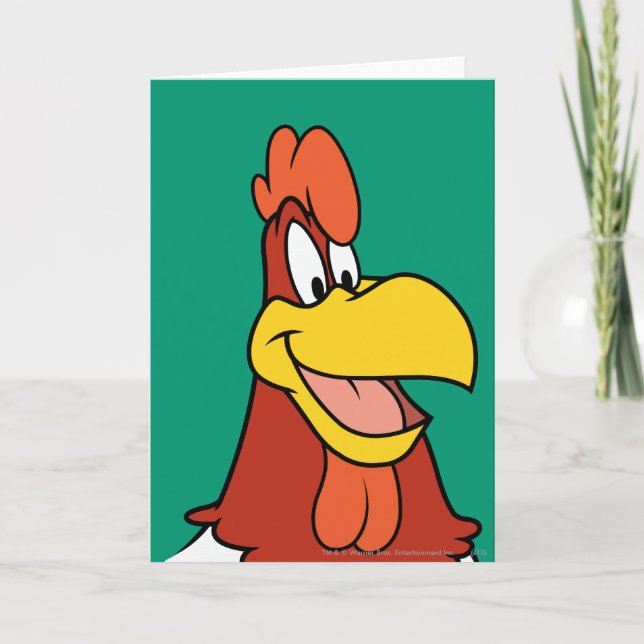 Carte Foghorn Leghorn Closeup (Devant)