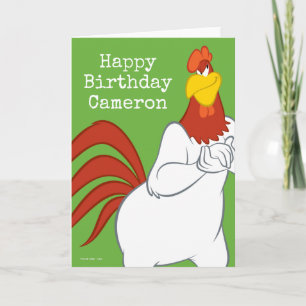 Carte Foghorn Leghorn   Regard Malicieux