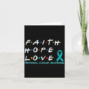 Carte Foi Espoir Amour Cancer Péritonéal Sensibilisation