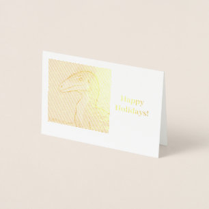 Carte Foil Aérosteon Happy Holidays