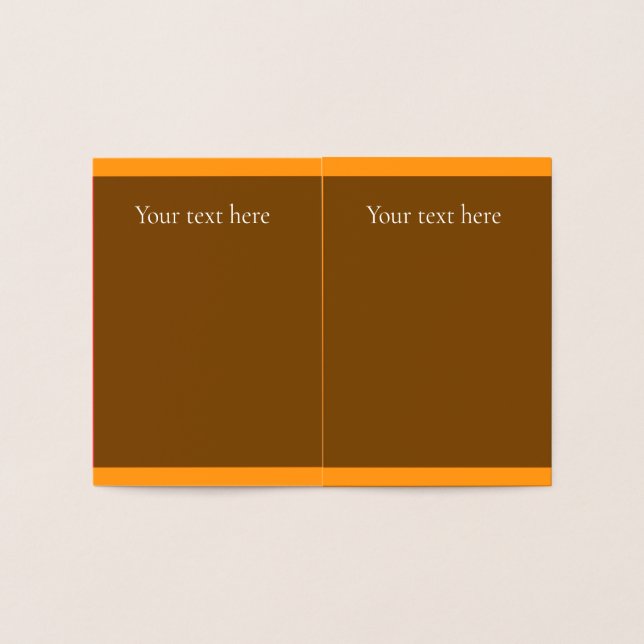 Carte Foil Automne (Intérieur)