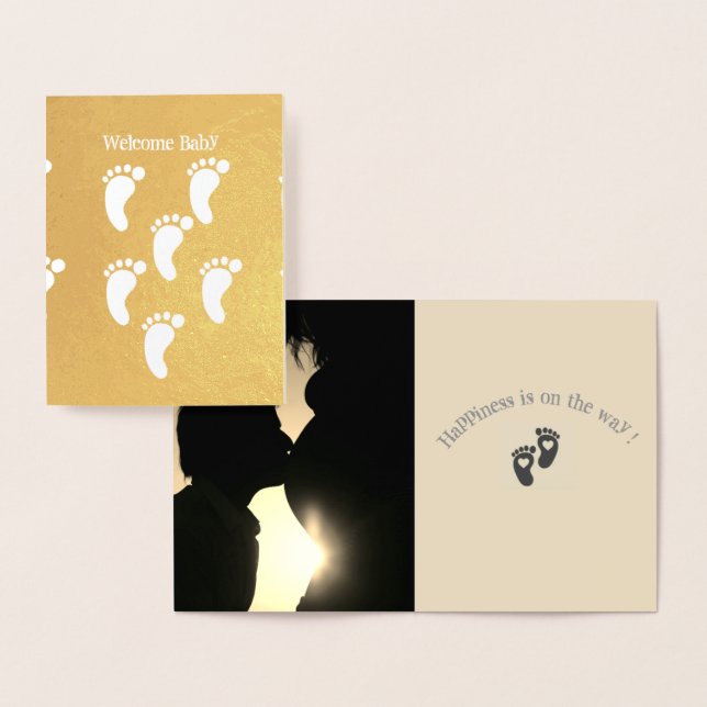 Carte Foil Bienvenue (Affichage)