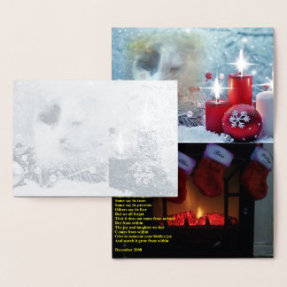 Carte Foil Noël de Spotty