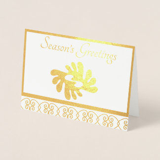 Carte Foil Peace sur Terre Adinkra bronya