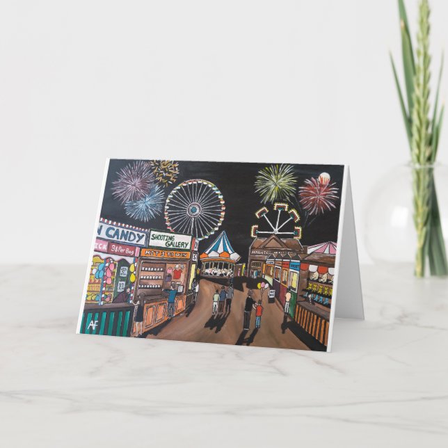 Carte Foire de nuit de Alfred Fox (Devant)