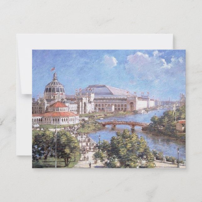 Carte Foire Mondiale de Chicago (Exposition Colombienne) (Devant)