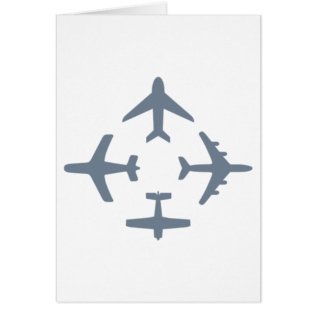 Carte fois des avions 4 (Devant)