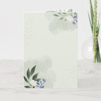 Carte Folded Greeting Card