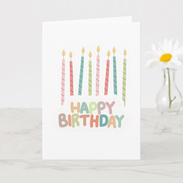 Carte Folded Greeting Card (Petite plante)