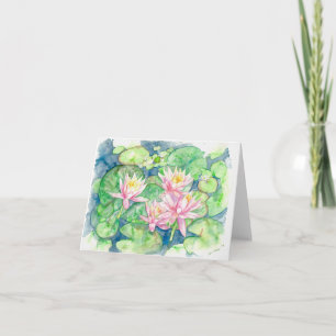 Carte Folded greeting card with original artwork