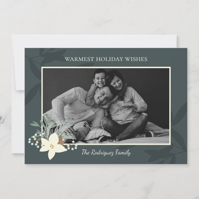 Carte Foliage hivernal rustique (Devant)