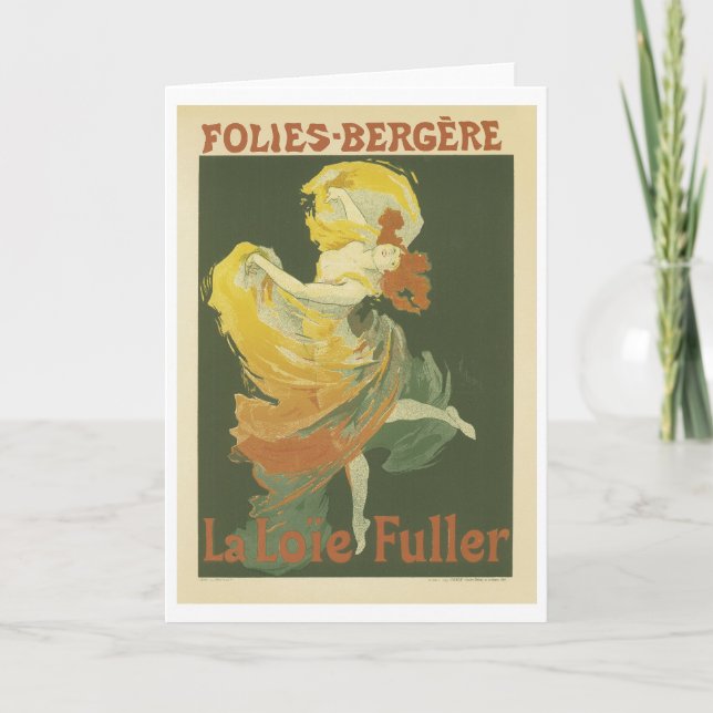 Carte Folies-Bergere, Jules Cheret (Devant)