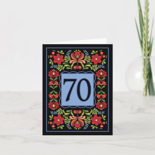 Carte folklorique hongroise 70e anniversaire