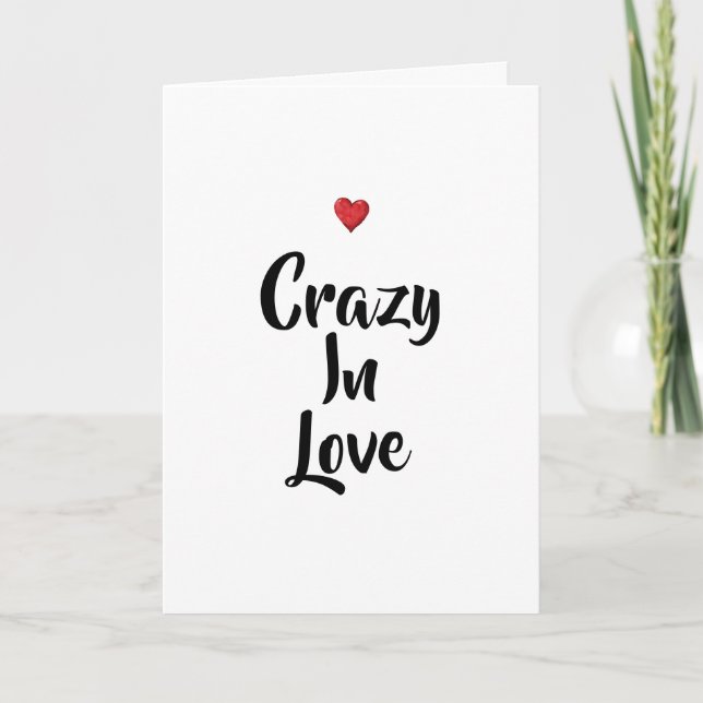 Carte Folle Amoureuse   (Devant)