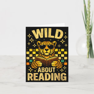 Carte Folle de lire un livre drôle sur les animaux profe