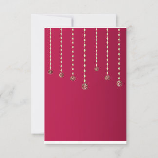 Carte Fond de festival hindou suspendu Shri Gold Luxe