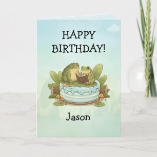 Carte Fond personnalisé BG 3 Mossy le crapaud