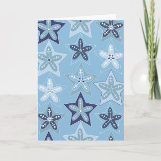 Carte Fond texturé à motif de flocon de neige niais