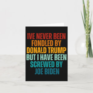 Carte Fondé Par Donald Trump, Joe B A Été Trompé