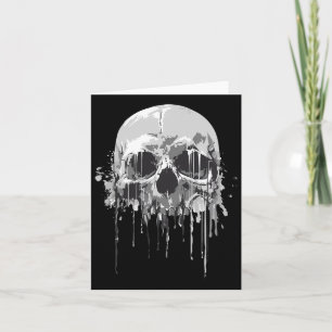 Carte Fondre Skeleton Driving Scary Skull Halloween Co