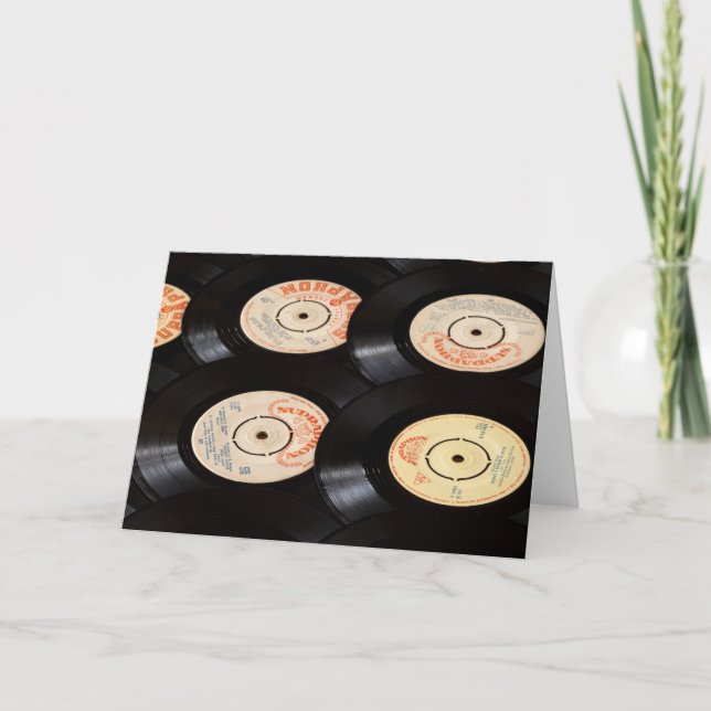 Carte Fonds de disques vinyles (Devant)