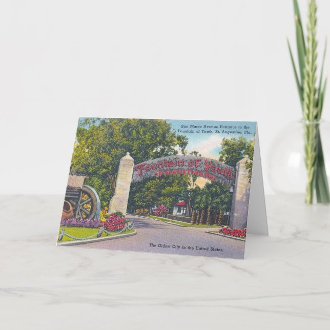 Carte Fontaine de la jeunesse (Devant)