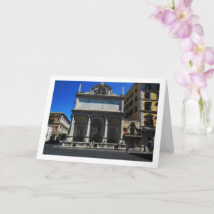 Carte Fontana dell'Acqua Felice Scene, Rome, Italie