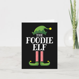 Carte Foody Elf Correspondant Famille Groupe Noël 1