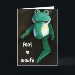 CARTE FOOT À MOUTH-YOU LOOK FABULOUS ON BIRTHDAY<br><div class="desc">PICK "ANY AGE" PICK A FRIEND— then "send it off" to put a smile on his or her face today :) Thanks !</div>
