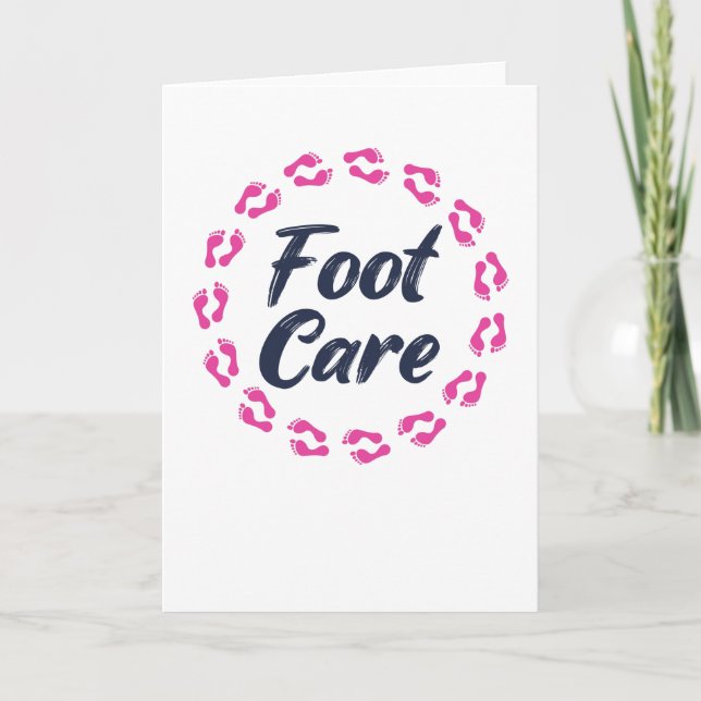 Carte Foot Care Pedicure Podiatrist Nail Salon Don (Devant)