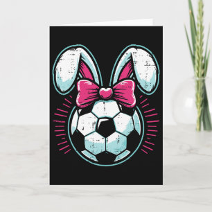 Carte Foot de Pâques Ll Jour de Pâques Drôle de Lapin de
