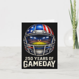 Carte Football 250 Ans De Jour De Match - Patriotique